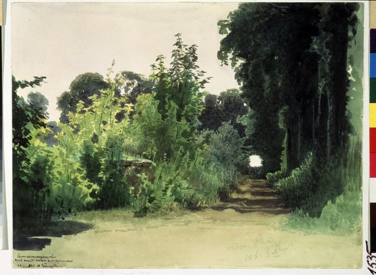 In the Grove of Medon near Paris from Iwan Nikolajewitsch Kramskoi