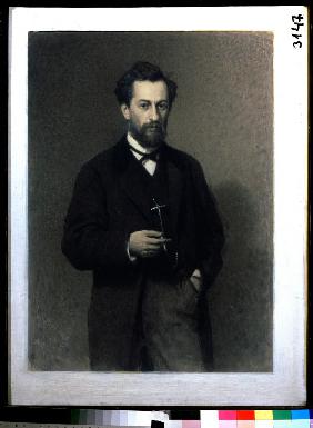 Portrait of the artist Mikhail K. Clodt (1832-1902)