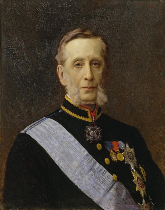 Portrait of Count Pyotr Alexandrovich Valuyev (1815-1890) from Iwan Nikolajewitsch Kramskoi