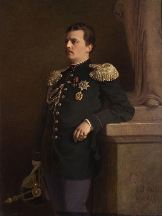 Portrait of Grand Duke Vladimir Alexandrovich of Russia (1847-1909) from Iwan Nikolajewitsch Kramskoi