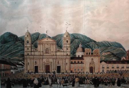 The Plaza de Bolivar, Bogota from J. Castillo