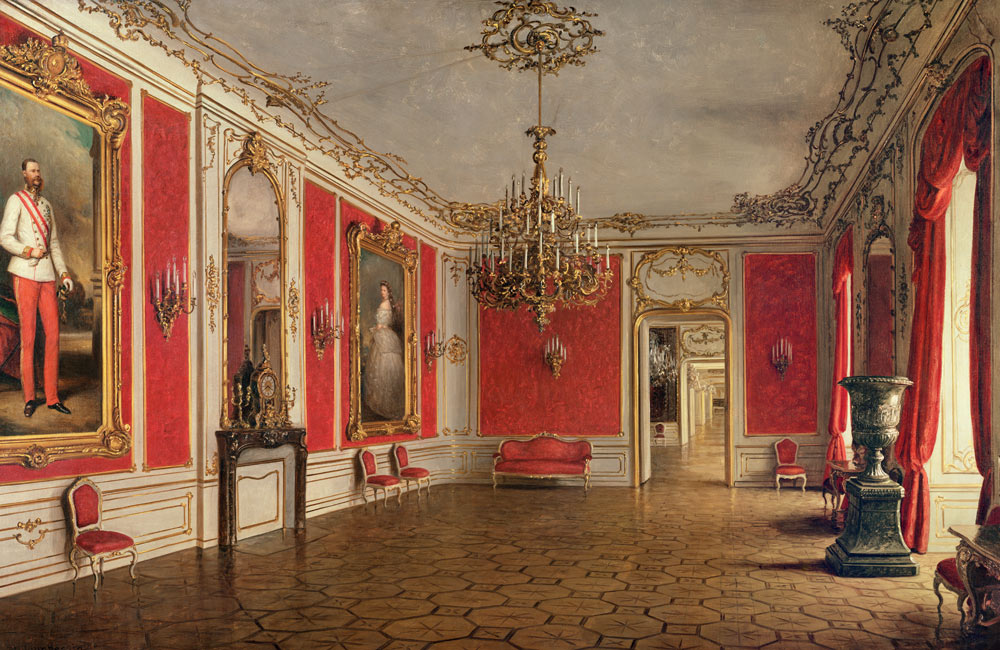 The Reception Room of the Hofburg Palace, Vienna from J. Jaunbersin