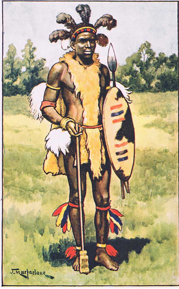 Zulu Chef, von MacMillan Schulplakaten, c.1950-60s from J. Macfarlane