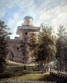 View of the Picturesque Park and Observatory at Tsarskoye Selo