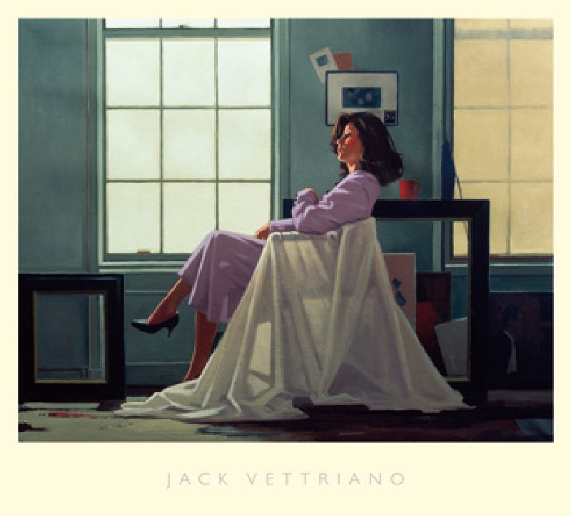 Winter Light and Lavender from Jack Vettriano