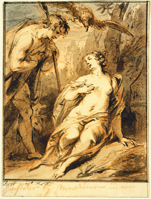 Jupiter und Mnemosyne from Jacob de Wit