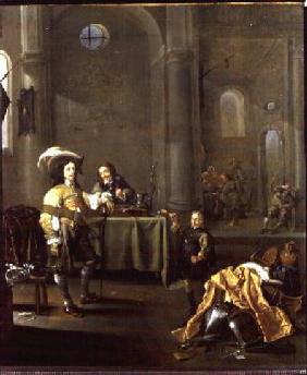 The Celebration of the liberation of a cathedral by the Dutch Militia