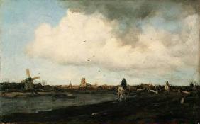 Landscape with Windmills