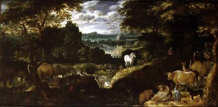 Orpheus Charming the Animals from Jacob I Savery