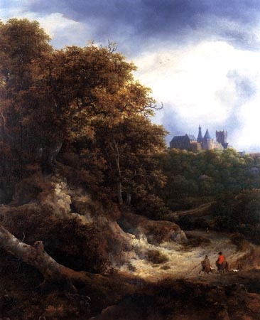 Landschaft mit Schloss Bentheim from Jacob Isaacksz van Ruisdael
