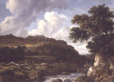 Mountainous Landscape with a Torrent from Jacob Isaacksz van Ruisdael