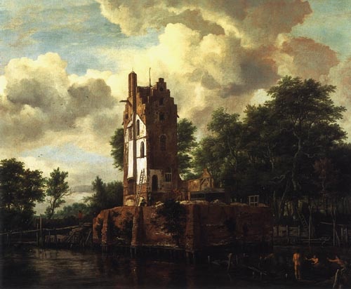 Die Ruine des Huis Kostverloren an der Amstel bei Amsterdam from Jacob Isaacksz van Ruisdael