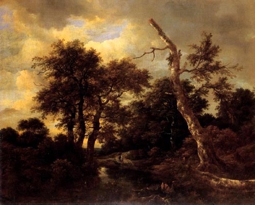 Sumpfige Waldlandschaft from Jacob Isaacksz van Ruisdael