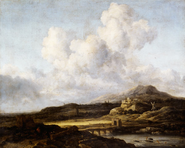 Sunny Landscape from Jacob Isaacksz van Ruisdael
