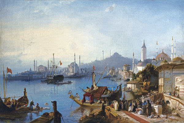 The Arrival Of Sultan Abdülmecid At The Nusretiye Mosque from Jacob Jacobs