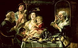 As the Old Sing, so the Young Pipe from Jacob Jordaens