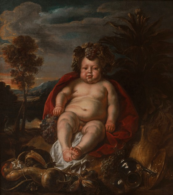 Bacchus as a child from Jacob Jordaens