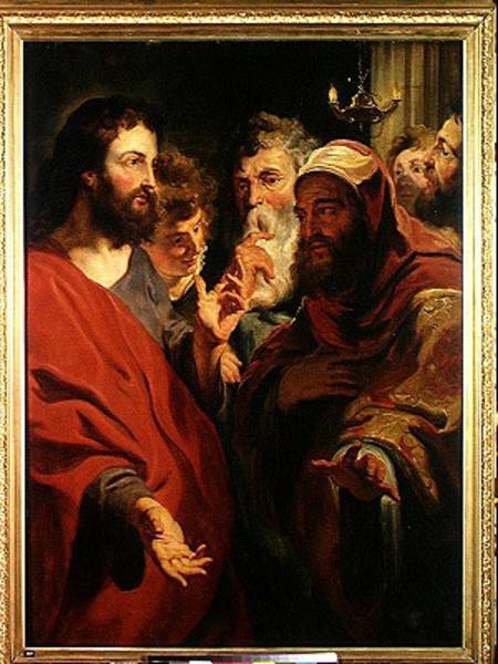 Christ Instructing Nicodemus from Jacob Jordaens