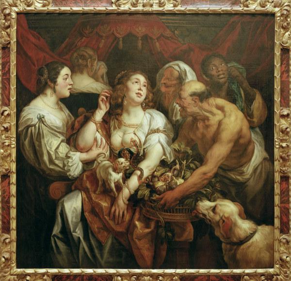 Death of Cleopatra / Jordaens / 1653 from Jacob Jordaens