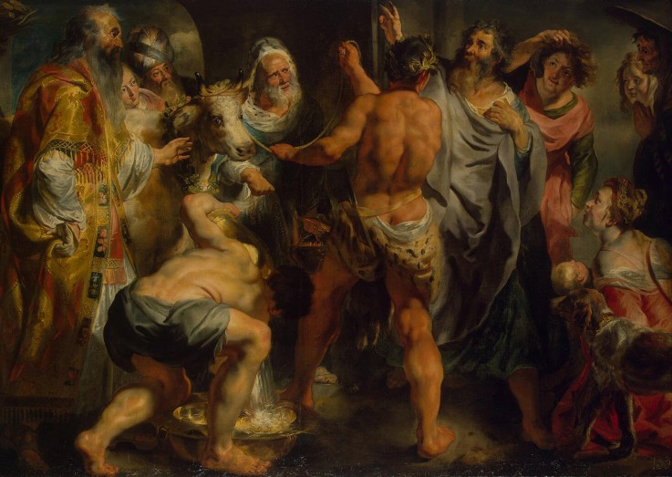 The Apostles Paul and Barnabas in Lystra from Jacob Jordaens