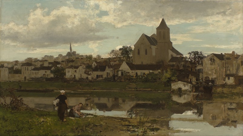 View at Montigny-sur-Loing from Jacob Maris