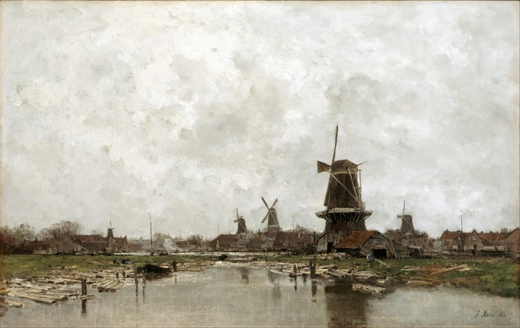 The Five Windmills from Jacob Maris