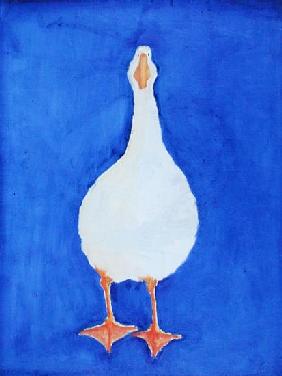 It''s a Lovely Day to be a Goose, 2000 (oil on canvas) 