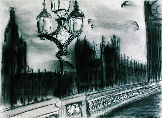 Westminster Birds, 1994 (charcoal on paper)  from Jacob  Sutton