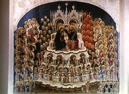 The Coronation of the Virgin in Paradise from Jacobello del Fiore