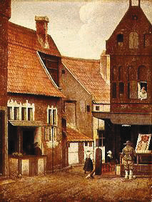 Straßenbild. from Jacobus Vrel