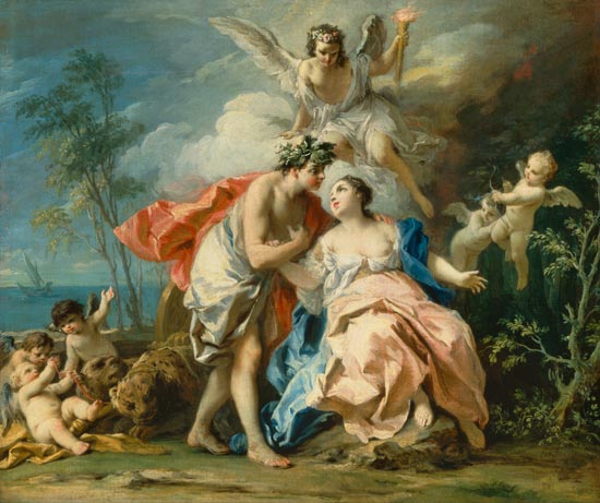 Bacchus und Ariadne from Jacopo Amigoni