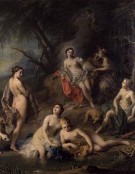 Diana Bathing with her Nymphs from Jacopo Amigoni