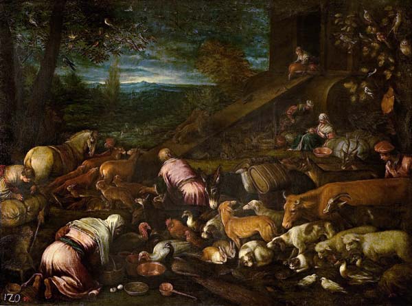 The Animals Board Noah's Ark from Jacopo Bassano