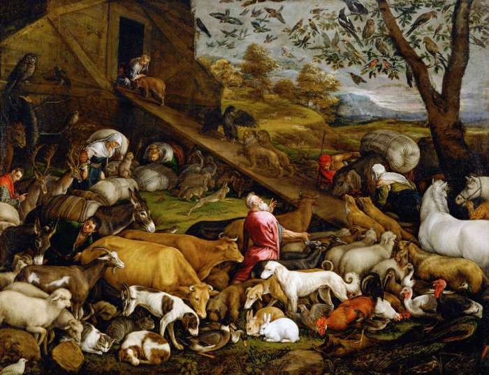 Einzug der Tiere in die Arche from Jacopo Bassano