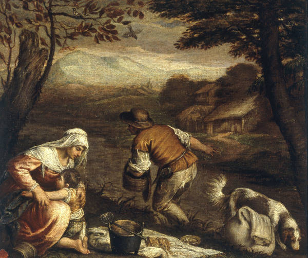 J.Bassano-Werkstatt, Familie des Saemanns from Jacopo Bassano