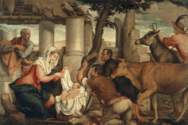 J.Bassano, Anbetung der Hirten from Jacopo Bassano