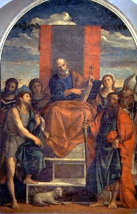 St. Peter Enthroned with Saints