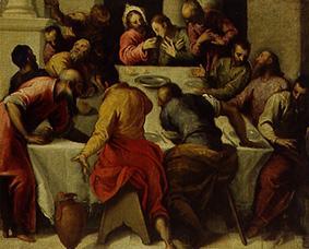Das letzte Abendmahl. from Jacopo Palma il Giovane