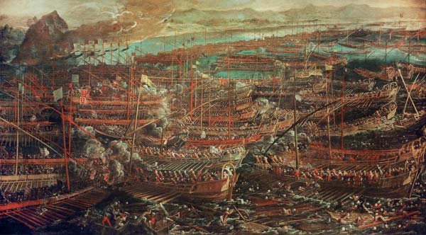 Naval Battle of Lepanto 1571 / Tintorett from Jacopo Robusti Tintoretto