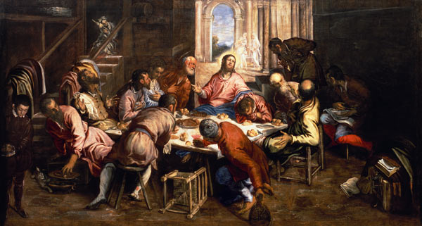 Tintoretto, Das Abendmahl from Jacopo Robusti Tintoretto