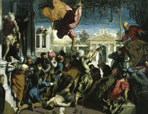 Miracle of St.Mark / Tintoretto / 1548 from Jacopo Robusti Tintoretto