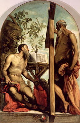 St. Andrew and St. Jerome from Jacopo Robusti Tintoretto