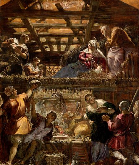 Birth of Christ / Tintoretto / c.1576/81