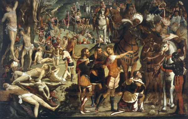 Tintoretto / Martyrdom of Ten Thousand from Jacopo Robusti Tintoretto