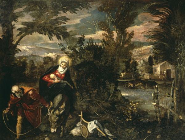 Tintoretto, Flight to Egypt from Jacopo Robusti Tintoretto
