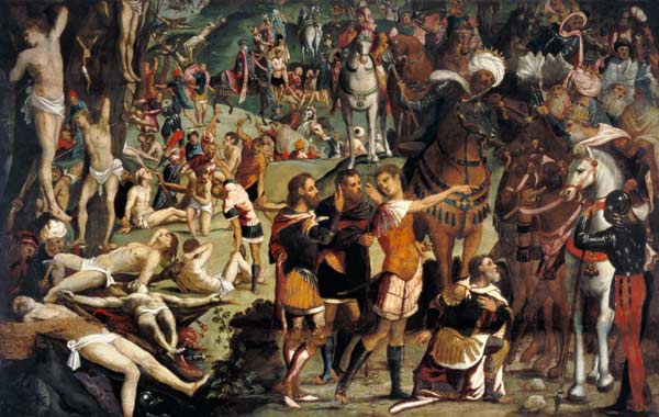 Tintoretto, Marter der Zehntausend from Jacopo Robusti Tintoretto