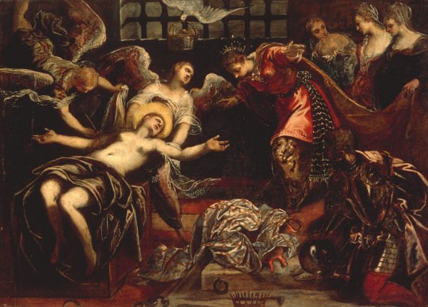 Tintoretto/St. Catherine in the Dungeon from Jacopo Robusti Tintoretto