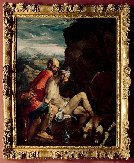 The Good Samaritan, c.1550-70 from Jacopo (Jacopo da Ponte) Bassano