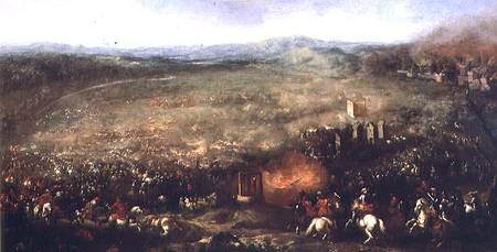 The Battle of Lutzen in 1632 from Jacques Courtois