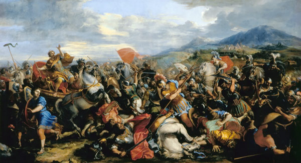 The Battle of Gaugamela in 331 BC from Jacques Courtois